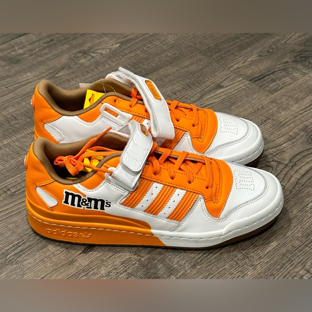 Adidas Forum Low 84 x Orange M&M's GY6315 Men’s Size 7.5 - Picture 3 of 7